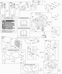 Crankcase CoverSump Engine Gasket Set Cylinder Oil Valve Gasket Set Crankshaft PistonRingsConnecting Rod Diagram and Parts List for 286707-0111-02  Briggs and Stratton Engine